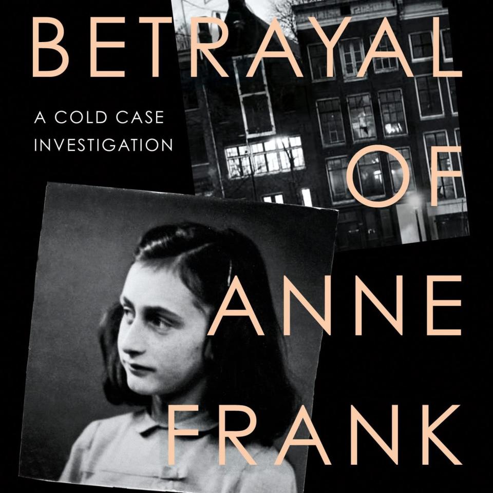 Cover artwork for Rosemary Sullivan's account of the investigation into who gave up the Frank Family to the Nazis - Press Handout