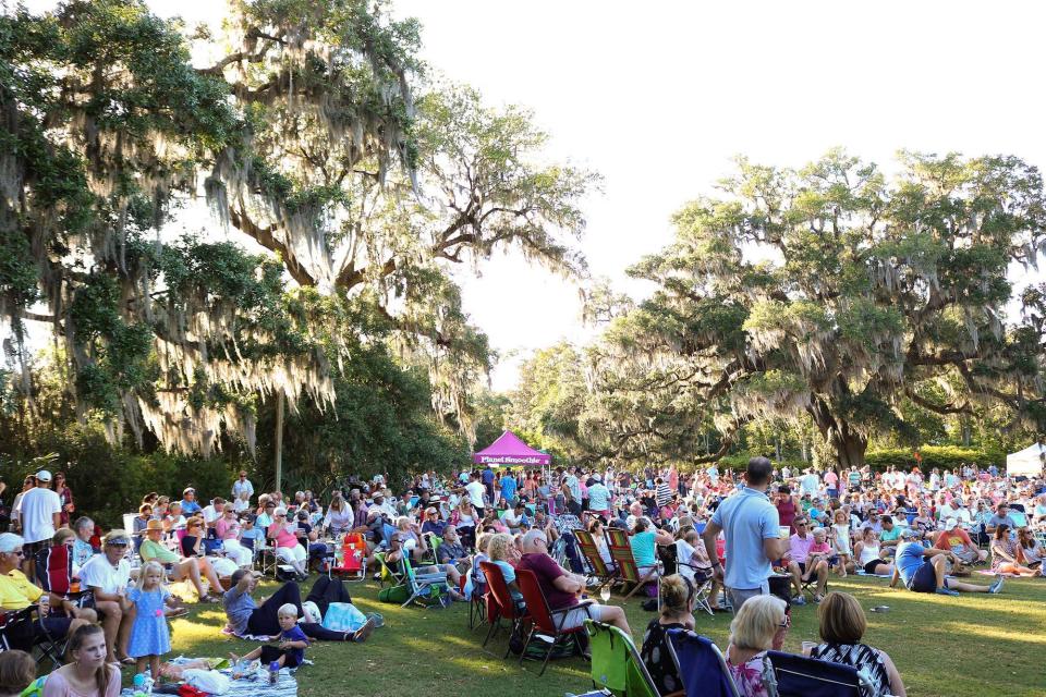 Airlie Gardens Summer Concert Series in 2017.