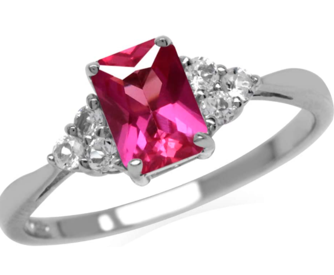 pink engagement ring