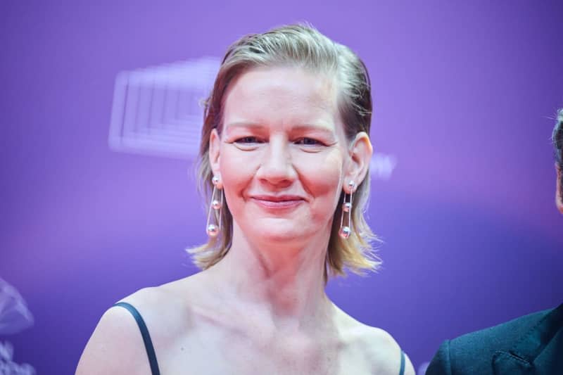 German actress Sandra Hueller attends the European Film Awards ceremony. Hüller, who shot to stardom with recent films "Anatomy of a Fall" and "Zone of Interest," will celebrate her directorial debut at the Neues Theater in the eastern German city of Halle next year. Annette Riedl/dpa