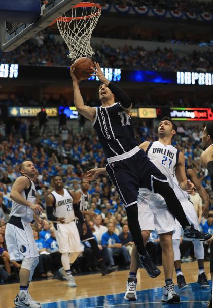 Enes Kanter missed only one shot on his way to 28 points. (Ronald Martinez/Getty Images)