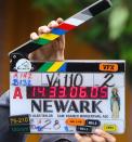 <p>View of the clapper is seen on the set of The Many Saints of Newark on May 31, 2019 in New York City.</p>