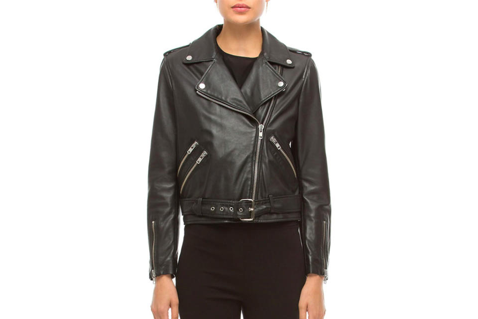 leather jacket, walter baker