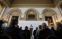 Britain's Prime Minister Theresa May delivers a speech on leaving the European Union at Lancaster House in London, Tuesday, Jan. 17, 2017. (AP Photo/Kirsty Wigglesworth, pool)