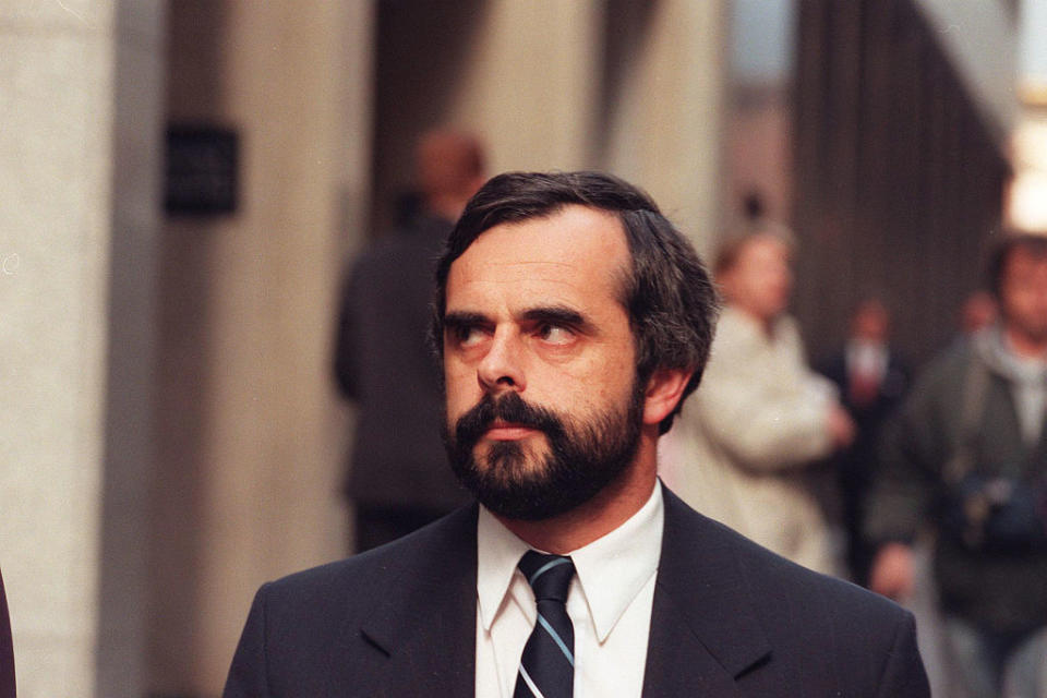 Wayne De Gruchy, father of Matthew, leaves the Supreme Court, 3 July 1996. Source: Jim Rice via Getty Images