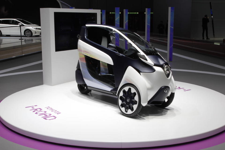 Toyota i-ROAD concept vehicle