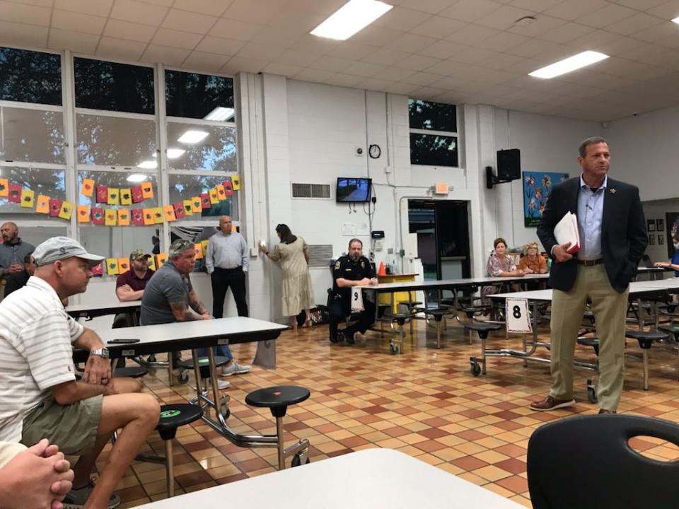 Etowah County Sheriff Jonathon Horton spoke Thursday night about an isolated incident of sexual assault under investigation. The incident was reported Sept. 25 at the Coin Laundry on Rainbow Drive.