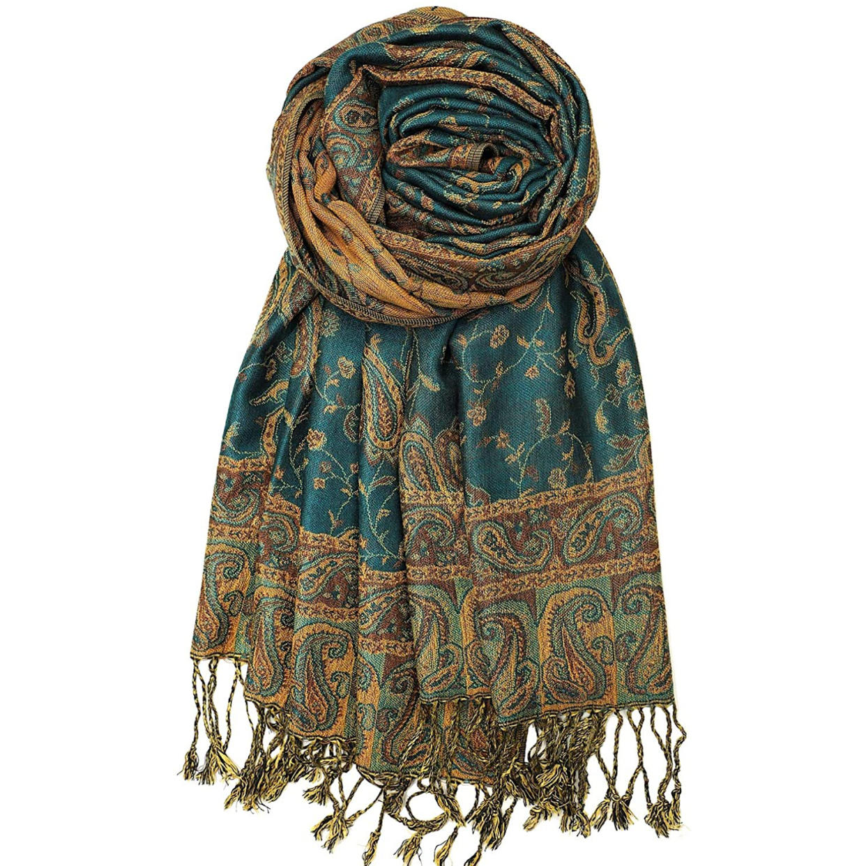 Achillea paisley pashmina scarf, gifts for mom