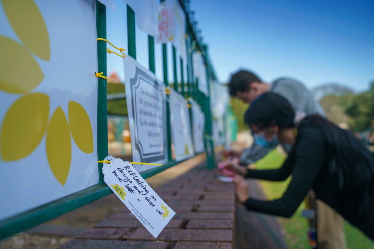 Marie Curie launched the National Day of Reflection in 2021 as a day to remember those who died during the pandemic