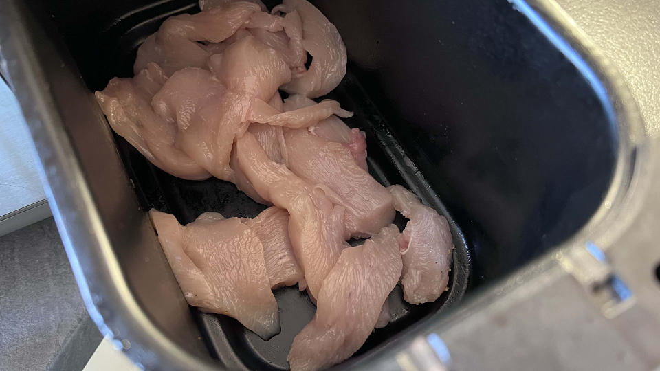 Chicken in an air fryer