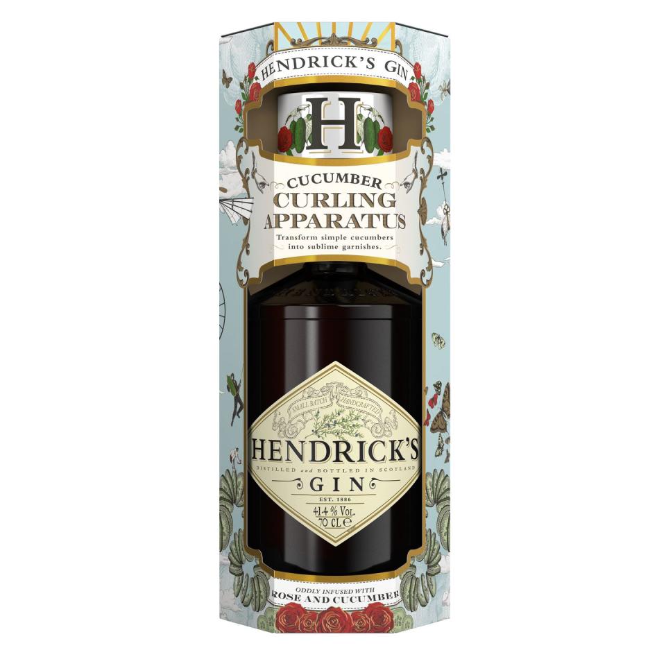 <p>Treat someone to this full size (70cl) bottle of the original Hendrick’s Gin accompanied by the cutest teacup from which to sip your latest Hendrick’s cocktail creation! </p><p><a class="link " href="https://go.redirectingat.com?id=127X1599956&url=https%3A%2F%2Fwww.harveynichols.com%2Fbrand%2Fhendrick-s%2F2844394-garden-of-unusual-wonders-gin-and-tea-cup-gift-set%2Fp3275761%2F&sref=https%3A%2F%2Fwww.delish.com%2Fuk%2Fcocktails-drinks%2Fg29855274%2Falcoholic-gift-guide%2F" rel="nofollow noopener" target="_blank" data-ylk="slk:BUY NOW;elm:context_link;itc:0;sec:content-canvas">BUY NOW </a> <strong>£43.00, Selfridges </strong></p>