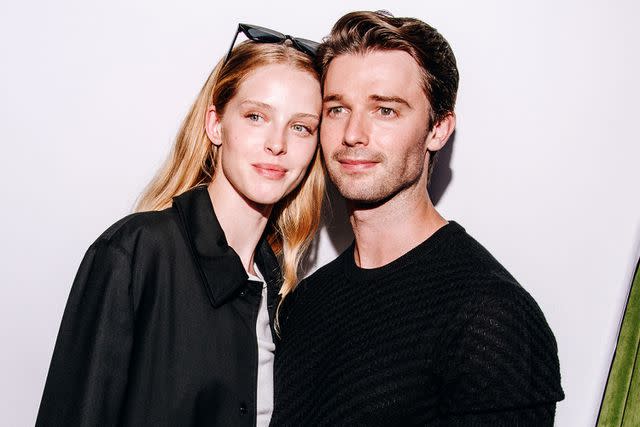 <p>Nina Westervelt/WWD via Getty</p> Abby Champion and Patrick Schwarzenegger