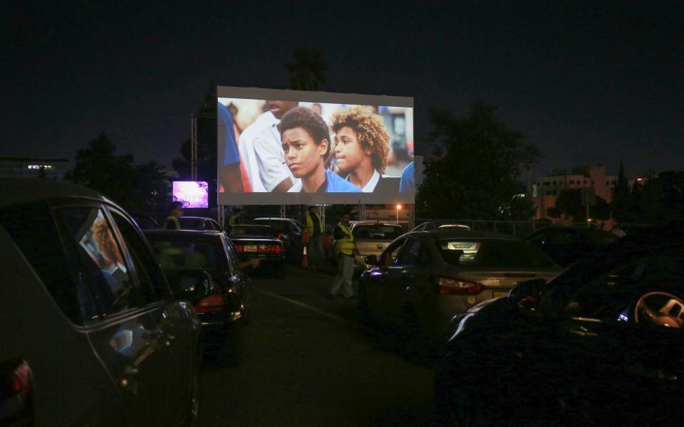 Les Misérables playing at a drive-in - Khalil Mazraawi