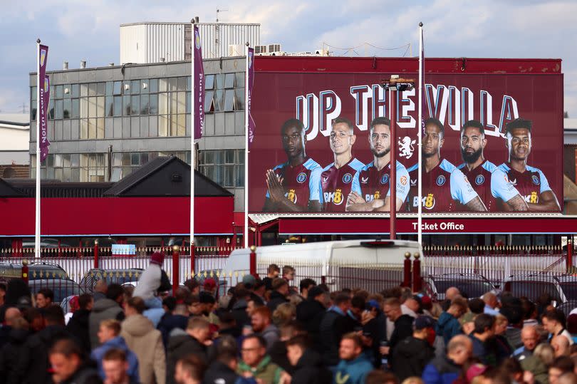 Work has already begun on the refurbishment of the Aston Villa club shop