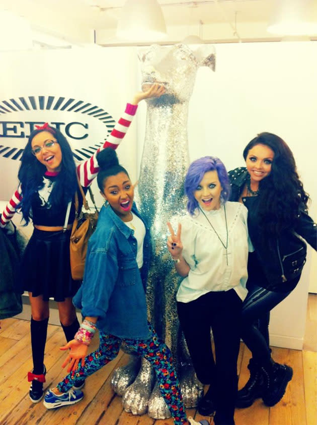 Celebrity Twitpics: Little Mix made a trip to their record label HQ this week. But we’re not sure how much work everyone got done, with the girls seeming to spend most of their time posing for funny Twitpics.