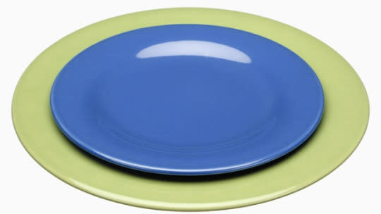 Choose blue plates