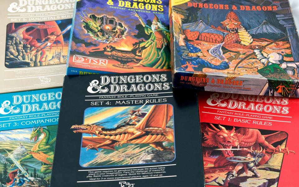 Blasphemous: a collection of Dungeons & Dragons board games - alamy