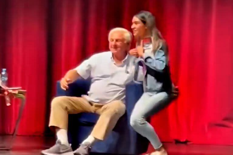 Roberto Canessa, sobreviviente de la tragedia de los Andes, en la presentación en México (captura de video)