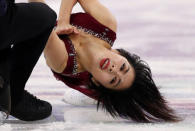 Figure Skating – Pyeongchang 2018 Winter Olympics – Pair Skating short program competition – Gangneung Ice Arena - Gangneung, South Korea – February 14, 2018 - Sui Wenjing and Han Cong of China in action. REUTERS/John Sibley