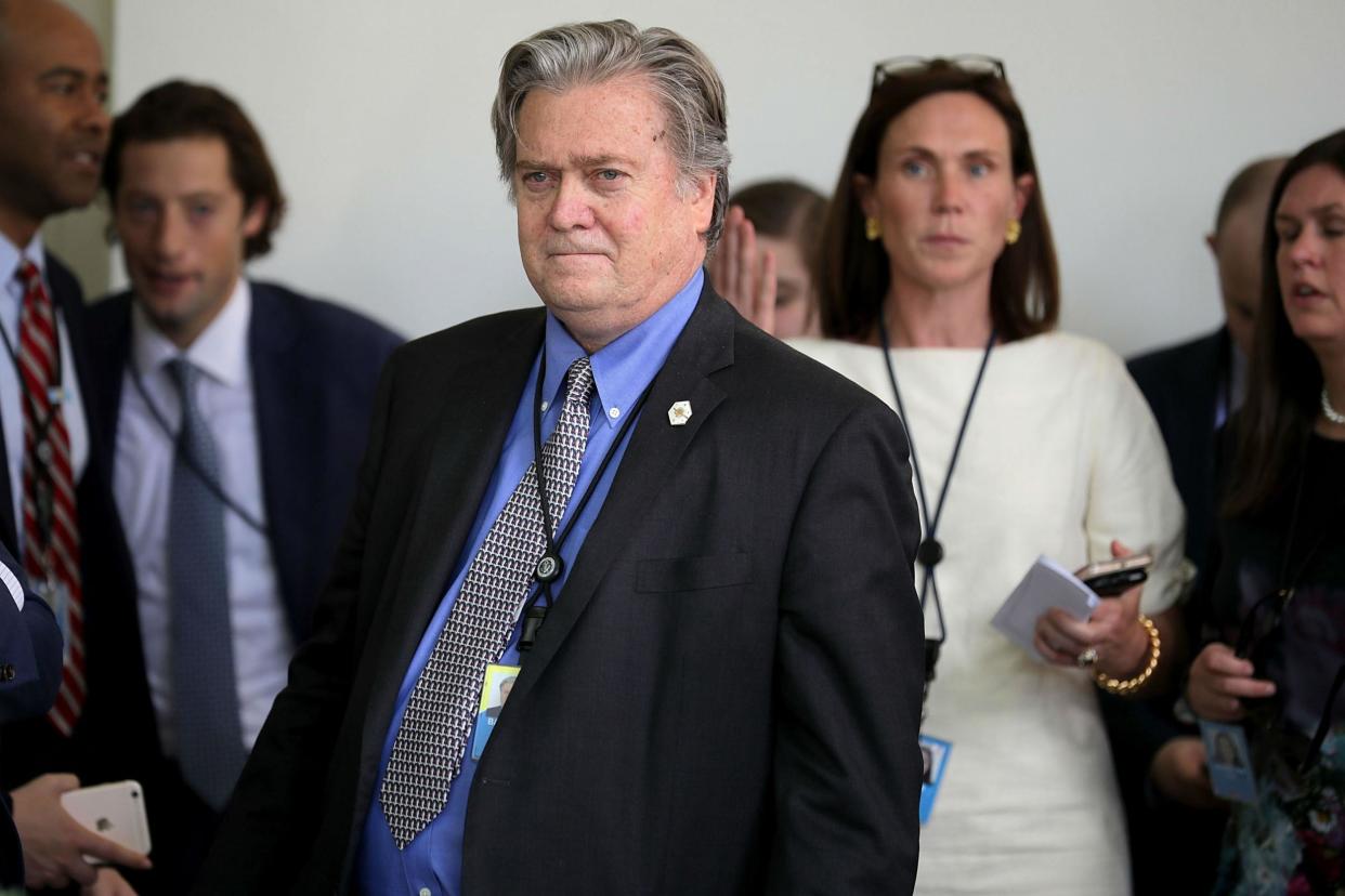 Mr Bannon could direct millions of dollars into races across the country: Getty