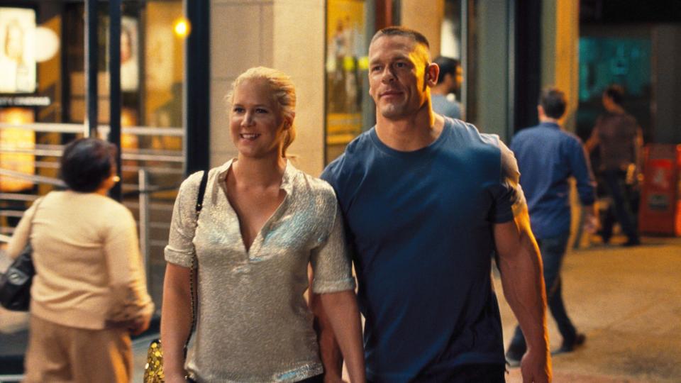 Amy Schumer and John Cena in Trainwreck. (Universal/Everett Collection/Alamy)