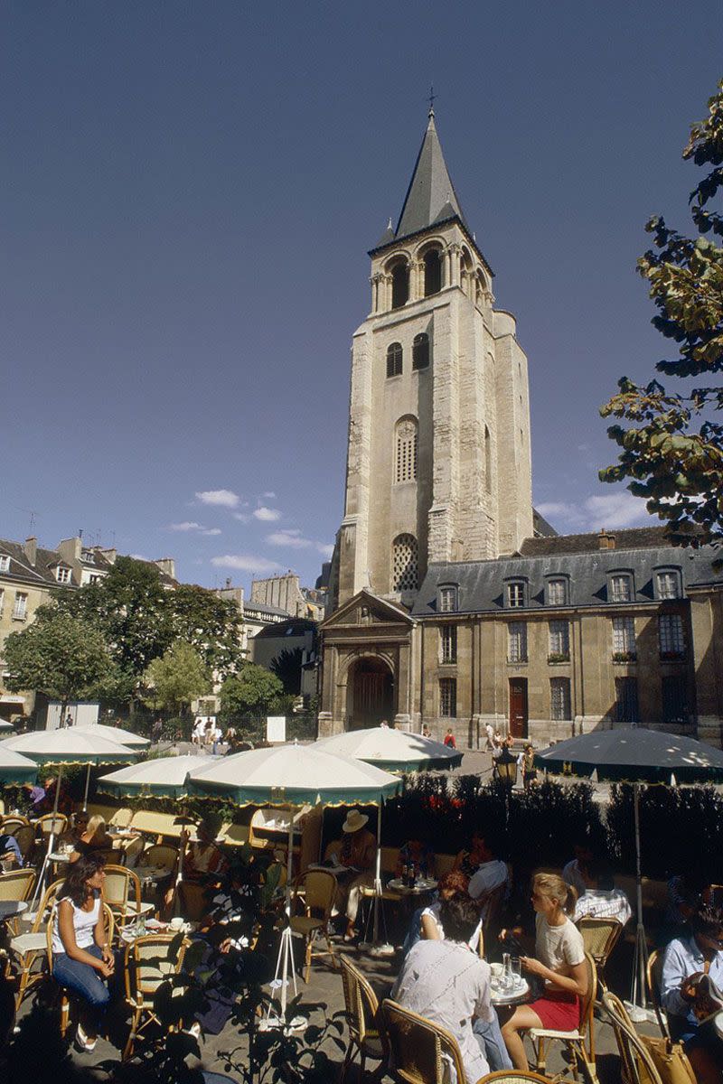 most beautiful churches in paris saint germain des pres veranda