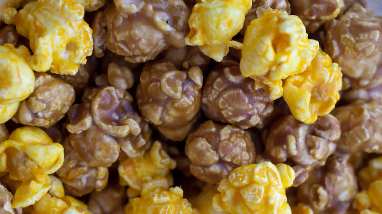 Close-up of Garrett Mix popcorn