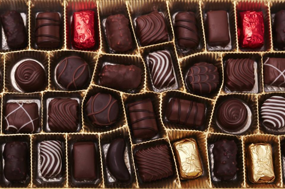 valentine's day trivia most chocolate makers are located in california