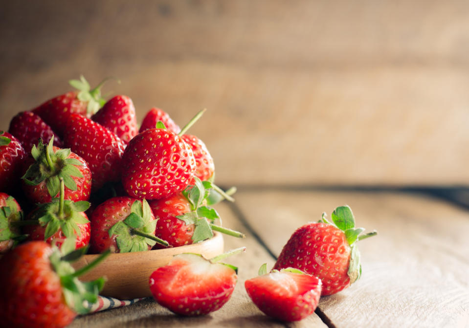 Fruits et légumes de mars : fraise gariguette