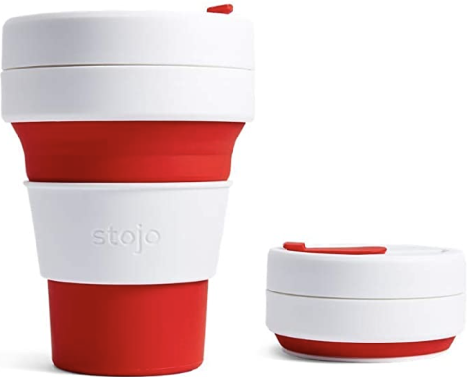 PHOTO: Amazon. Silicone Collapsible Pocket Cup, 355ml