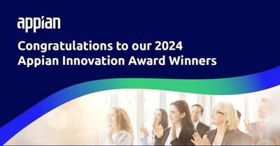 Congratulations to 2024 Appian Innovation Award winners that demonstrate
significant business results with next-Gen AI process automation.