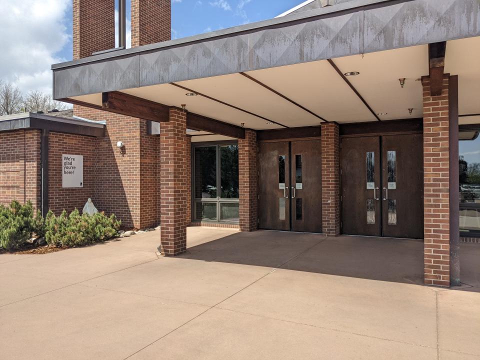 St. John XXIII Catholic Church in west Fort Collins was vandalized early Saturday morning, and Fort Collins police are looking for the person or people responsible. The spray paint was cleaned off the door and a broken window was fixed as of Monday morning.