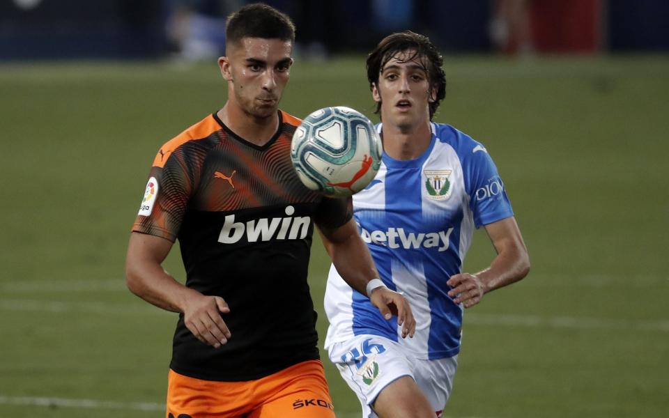 Ferran Torres in action for Valencia - GETTY IMAGES