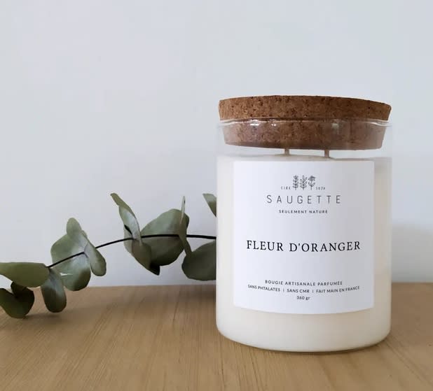 Bougie à la fleur d'oranger