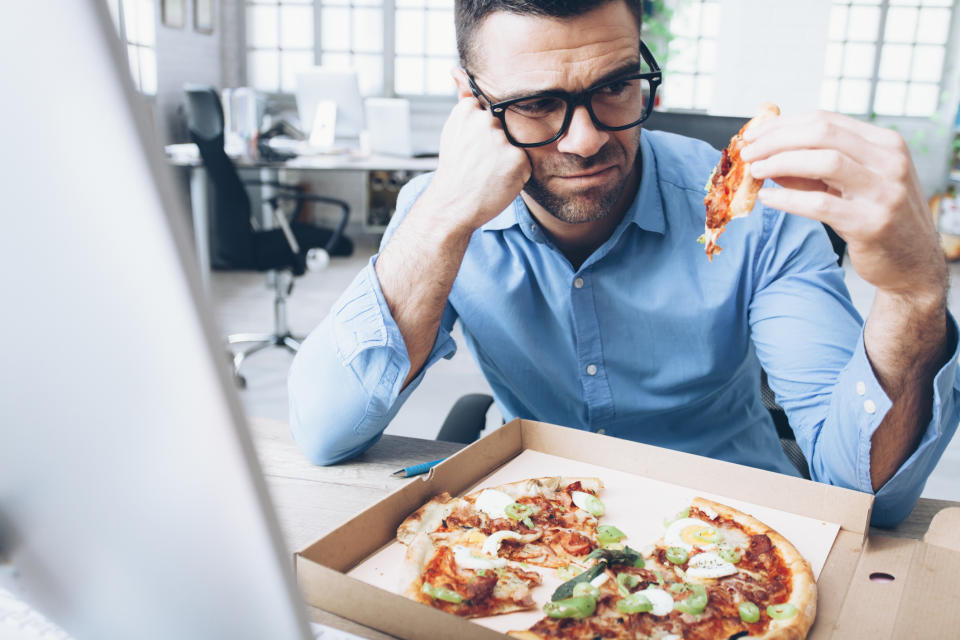 Soggy foods, like pizza, are one of Brit's top food horrors. (Getty Images)