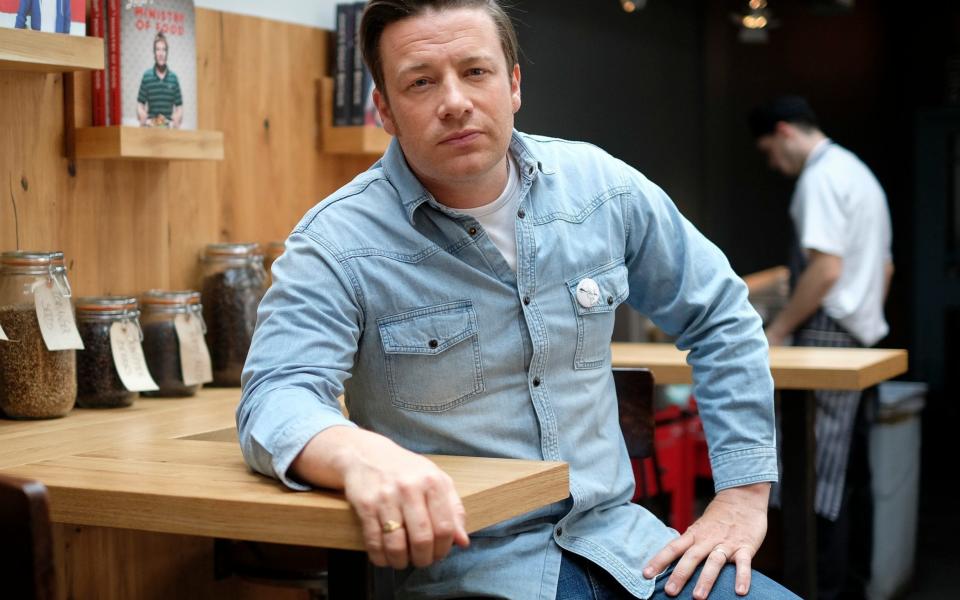 Jamie Oliver ignited a furious row over international cuisine after suggesting adding chorizo to paella - Credit: Christopher Pledger