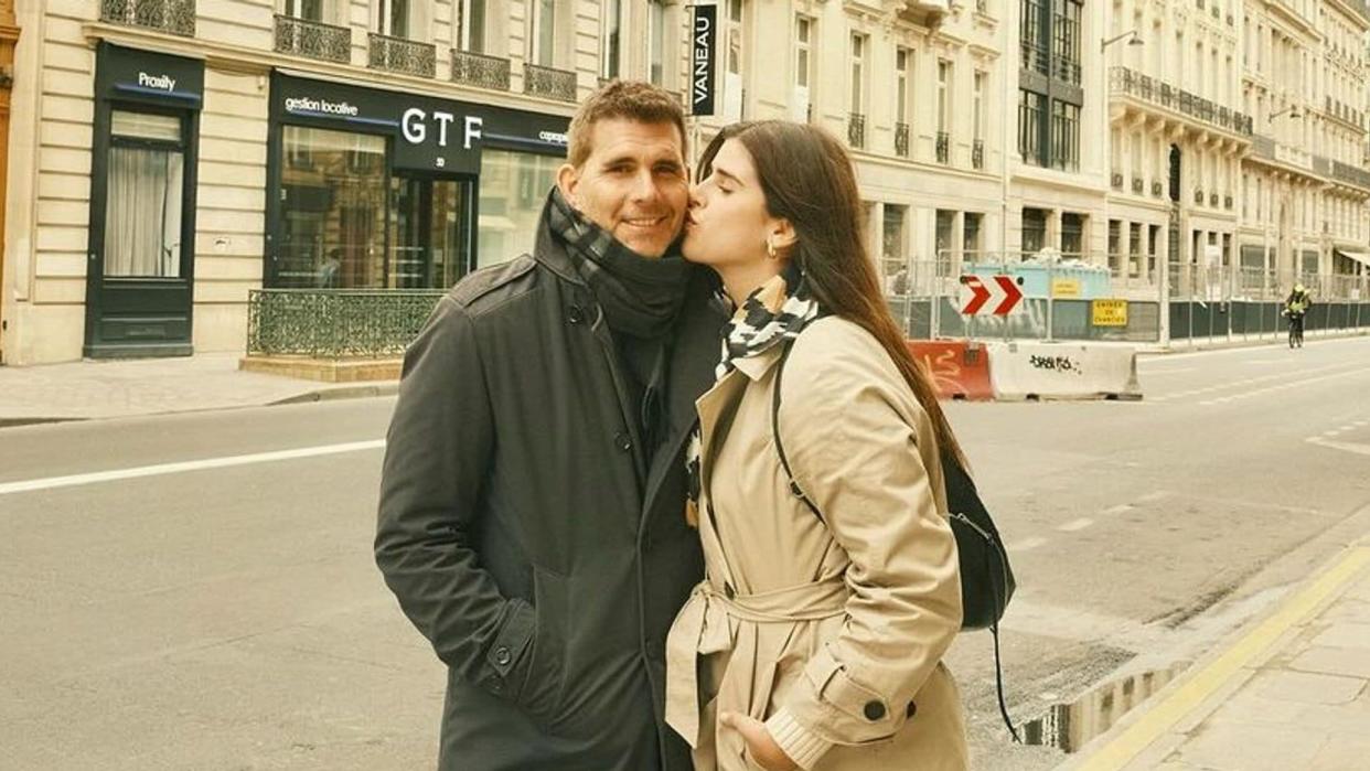 Christian Meier y su esposa Andrea Bosio