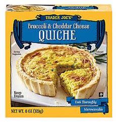 Broccoli and Cheddar Cheese Quiche