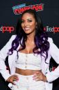 <p>Add a bit of color to your curls with this pretty <a href="https://www.goodhousekeeping.com/beauty/hair/g3029/purple-hair-color-ideas/" rel="nofollow noopener" target="_blank" data-ylk="slk:purple ombré;elm:context_link;itc:0;sec:content-canvas" class="link ">purple ombré</a> style.</p>