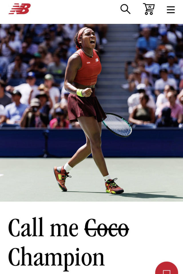 New Balance Celebrates Coco Gauff US Open Win With 'Call Me