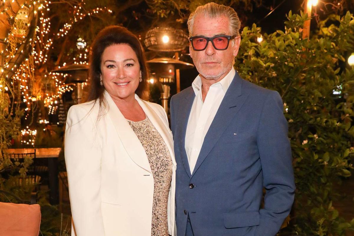 Pierce Brosnan, Wife Keely Pose For Rare Photo With Son Paris