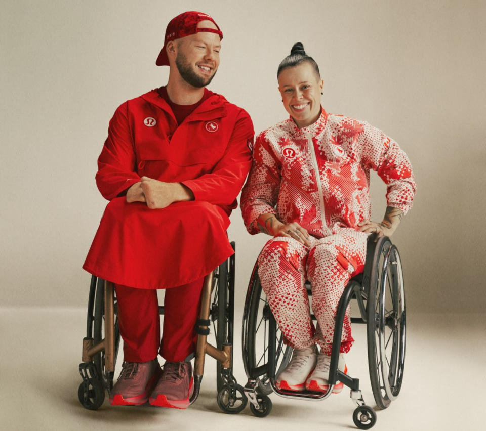 Paralympic athletes Zac Madell and Cindy Ouellet.