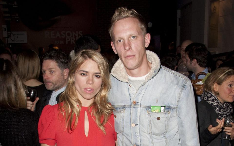 Fox with his former wife, actress Billie Piper, with whom he has two children - Dan Wooller/Rex Features