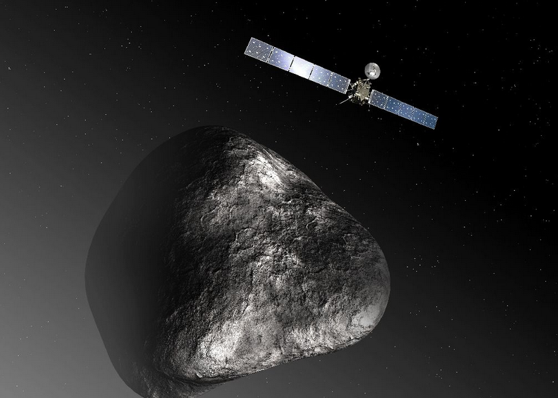 An artist depiction of the Rosetta. Photo: Yahoo News