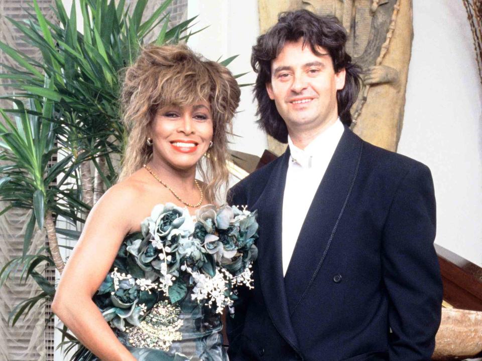 Dave Hogan/Hulton Archive/Getty Tina Turner and Edwin Bach in 1989