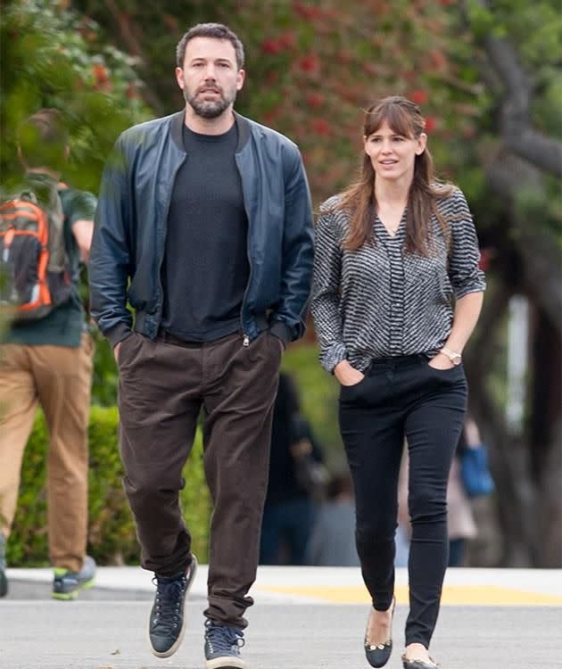 Ben Affleck and Jen Garner. Photo: Getty