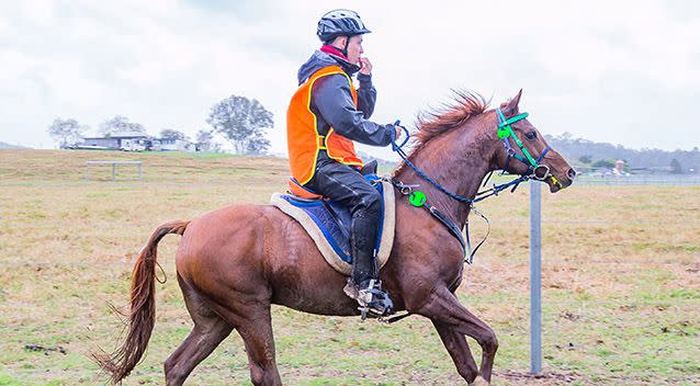 Ben Hudson, winner of the 160km event. Source: Sarah Sullivan Photography