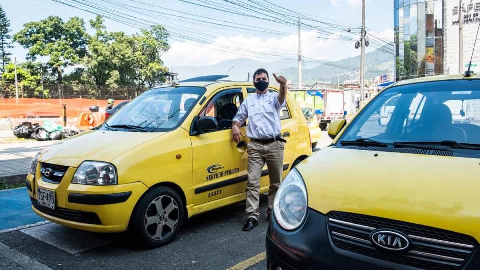 Medellín cuenta con 19.000 taxis formalizados. Foto: Alcaldía de Medellín.