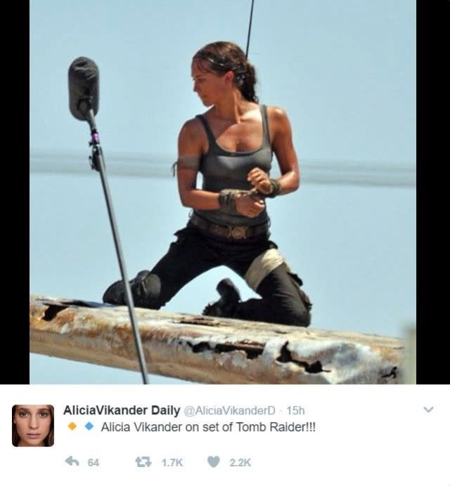 Wish there were more women on Tomb Raider set: Alicia Vikander