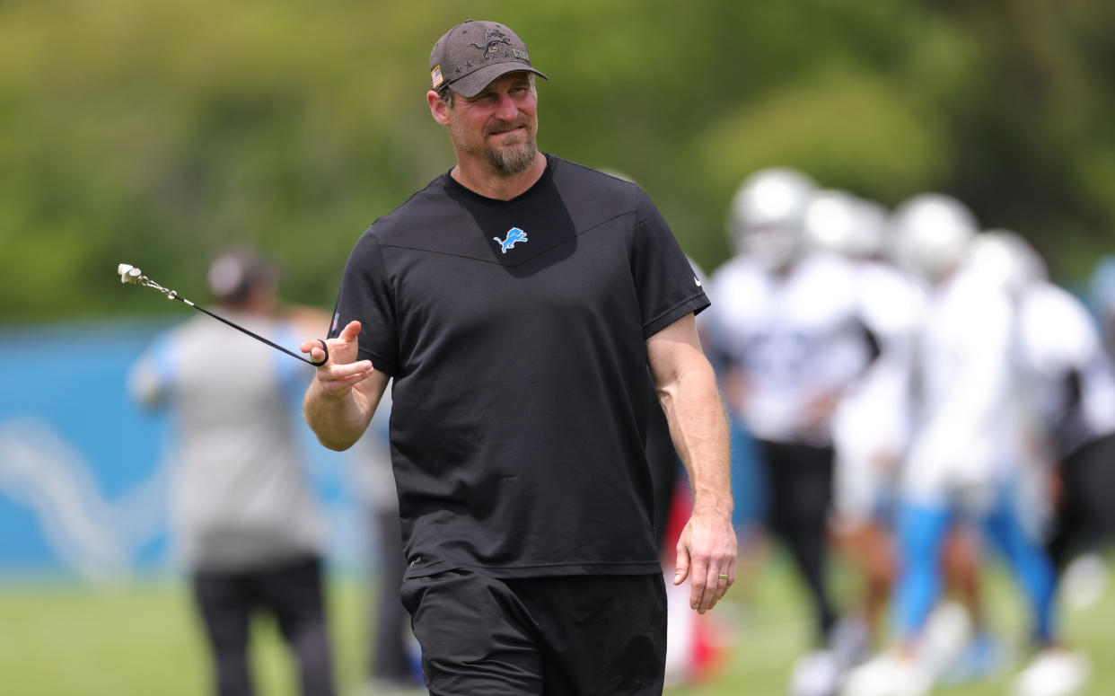 Is new coach Dan Campbell the answer for the long-suffering Lions? (Photo by Leon Halip/Getty Images)